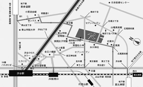 國學院大學案内図